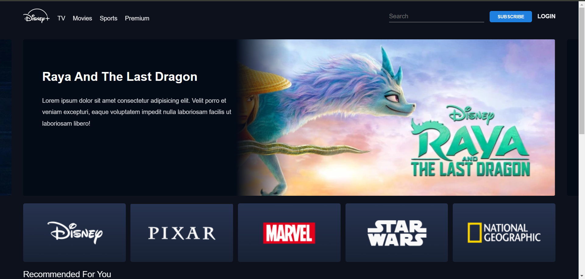 Disney+ Hotstar Clone